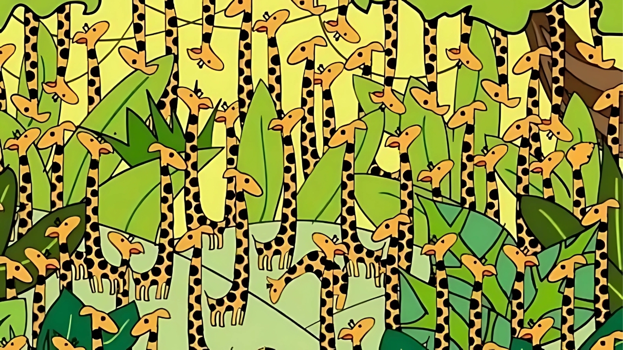 Hidden Snake Optical Illusion Challenge