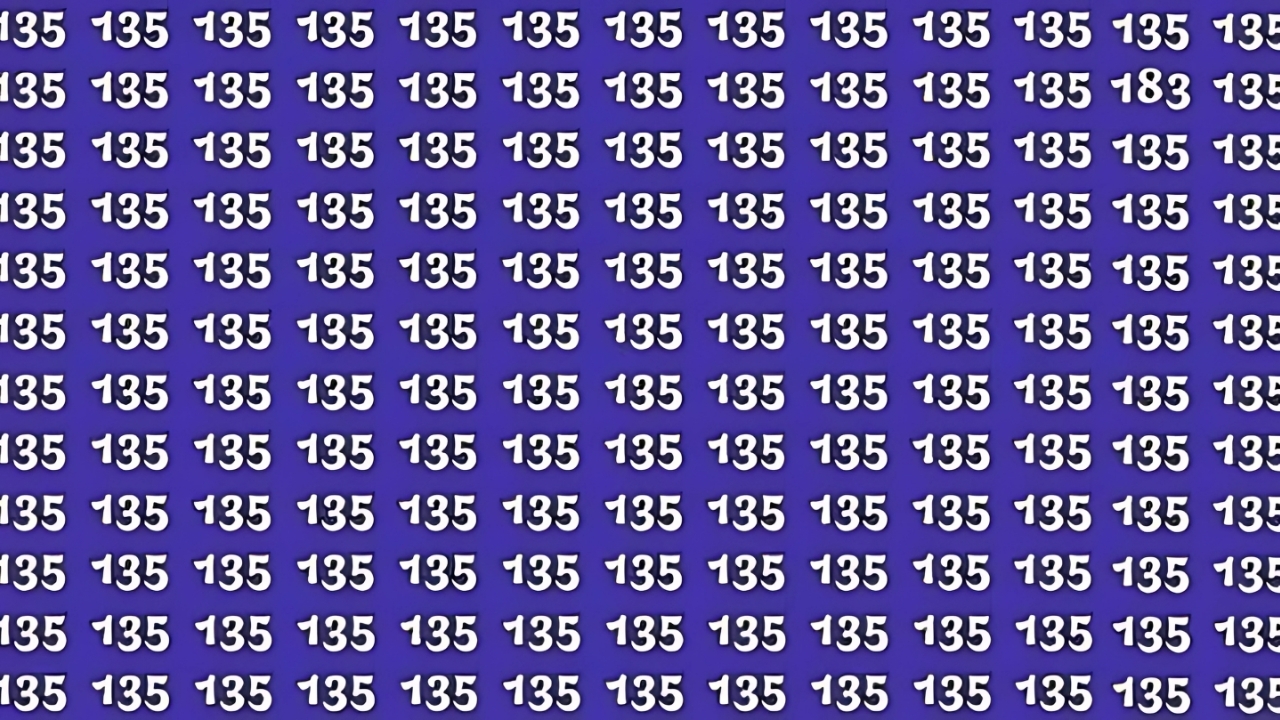 Optical Illusion: Find the Hidden 183
