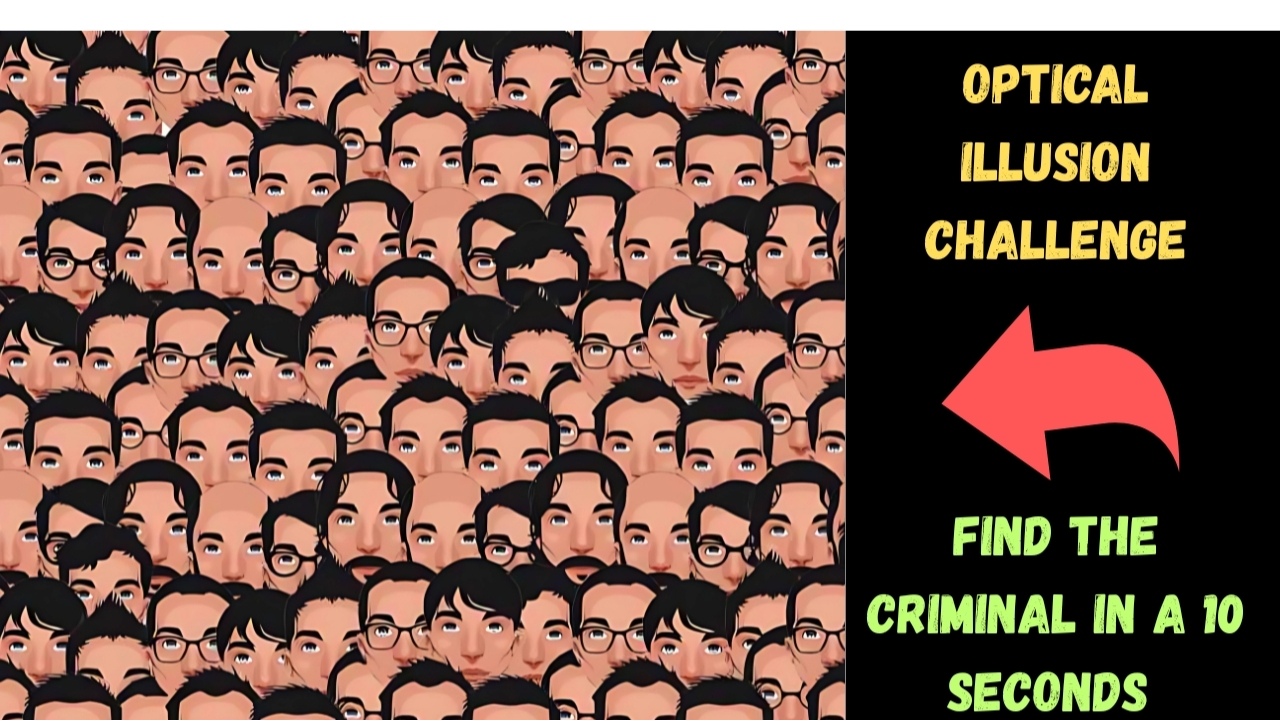Optical Illusion: Find the Criminal