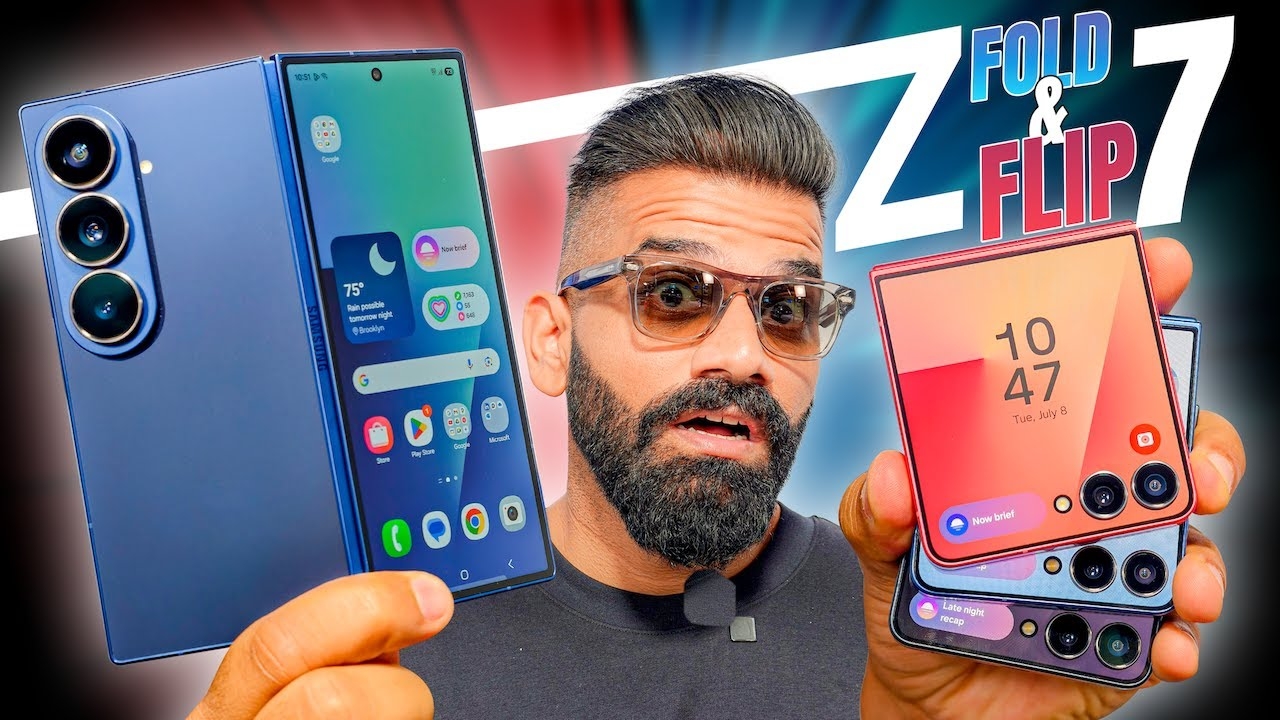 Galaxy Z Fold7 and Flip7