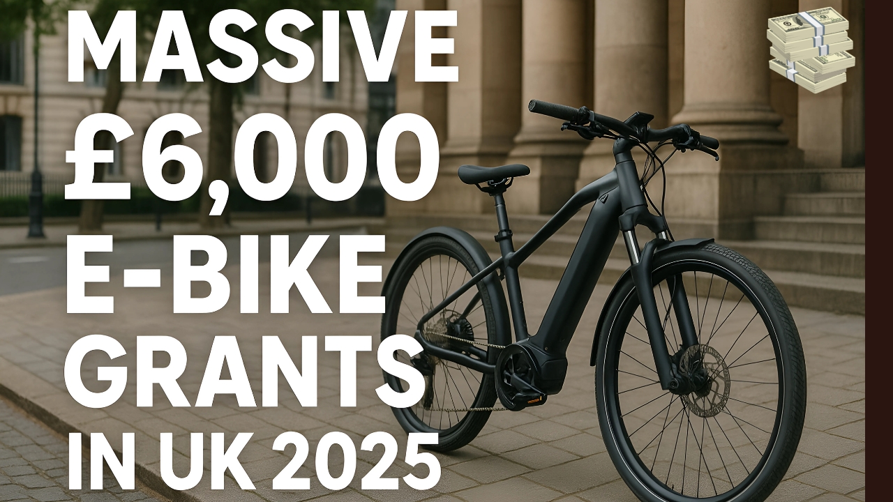 Massive £6,000 E-Bike Grants in UK 2025